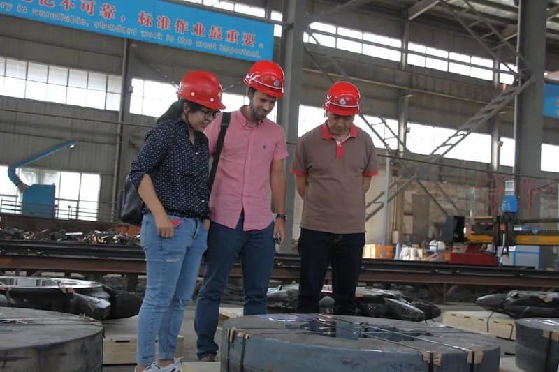 Factory floor — casting and heat-treatment workshop